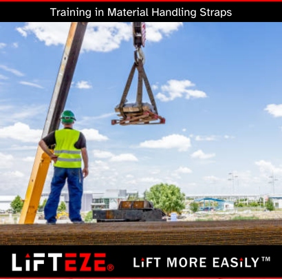 TRAINING WORKERS IN PROPER USE OF MATERIAL HANDLING STRAPS FOR SAFETY