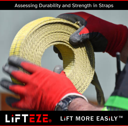 EVALUATING DURABILITY AND STRENGTH IN MATERIAL HANDLING STRAPS