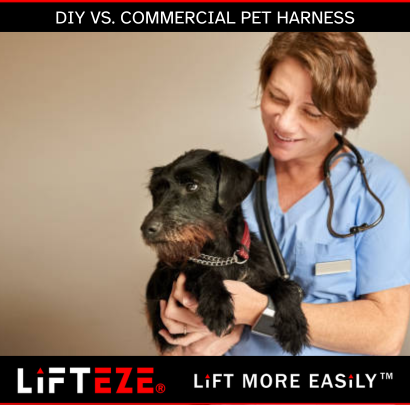 DIY VS. COMMERCIAL PET LIFTING HARNESSES: PROS AND CONS