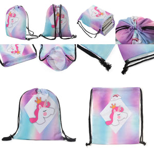 Custom Gymnastics Backpacks for Students Yoga Ballet Running Diving Print Drawstring Pocket Physical Education Pattern Shoes Bag