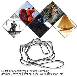 1 Pair Adjustable Loop Yoga Pilates Stretching Extend Daisy Belt Strap Rope for Aerial Yoga Hammock Trapeze , Fitness