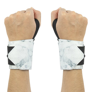 MKAS 1 Pair Wrist Brace Support Wristband Weight Lifting Gym Training Wrist Wraps Straps Bandage Crossfit Powerlifting