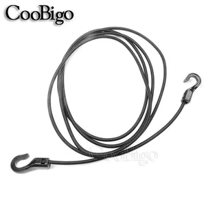 1set Heavy Duty Elastic Bungee Shock Cord Strap Stretch Plastic Hook for Car Luggage Tent Kayak Boat Canoe Bikes Rope Tie