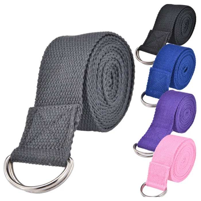 1PC 180*3.8cm Yoga Belt Slackline Stretch Band Yoga Strap Training Tools Flex Bar Pull Up Assist Yoga Fitness Training Tools