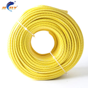 20m 4mm 12 Strands 1500kgs Uhmwpe Fiber Single Braid Winch Rope