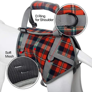 Adjustable Dog Support Harness for Front and Rear Legs Lifting Rehabilitation Vest for Old Dogs with Disabilities Pet Supplies