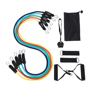 Resistance Bands Set with Handles Door Anchor Ankle Straps Exercise Bands for Men Women Resistance Training Home Gym Workouts