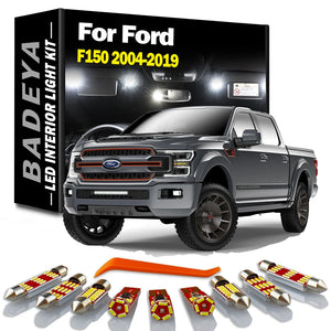 BADEYA LED Interior Map Dome Light Kit For Ford F150 F-150 2004-2013 2014 2015 2016 2017 2018 2019 Auto Led Lamp Canbus No Error