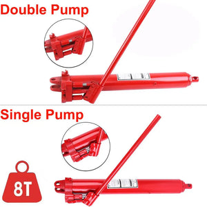 Samger 8Ton/12Ton Hydraulic Jack Manual Engine Lift Repair Tool Hydraulic Long Ram Hydraulic Jack Single&Double Pump