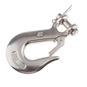 Stainless Steel 316 Clevis Grab Hook - Chain Hook Heavy Duty