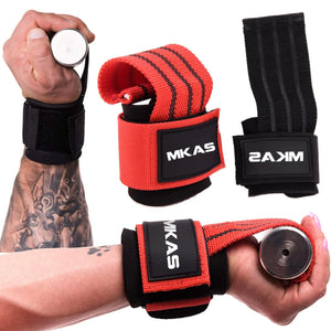 Weight Lifting Wrist Straps Grips Support Pull Ups Deadlifts Dumbbell Gym Straps Strength Training Fitness Barbells Power Sport