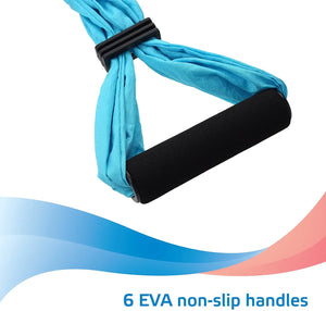Aerial Yoga Swing with Extension Straps Antigravity Yoga Hammock Aerial Trapeze Sling  Inversion Tool for Home Gym Fitness