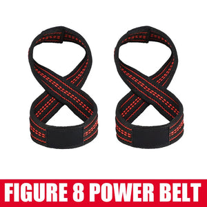 Figure 8 Weight Lifting Straps DeadLift Wrist Strap for Pull-ups Horizontal Bar Powerlifting Gym Fitness Bodybuilding Equipment