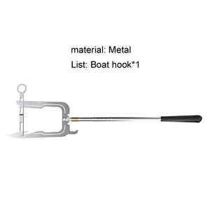 Boat Hook Multifunctional Easy to Use Metal Dock Locking Ring for Grabbing Gear Bags