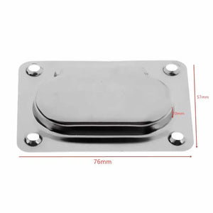 Boat Recessed Hatch Spring Loaded Pull Handle Marine Locker Flush Lifting Ring Pull Stainless Steel Deck Hatch Boat Part