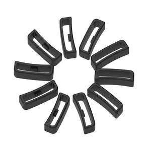 20mm Rubber Watch Strap Band Keeper Loop Security Holder Retainer Rings For Garmin Vivoactive 3 Vivomove HR Forerunner 245 645