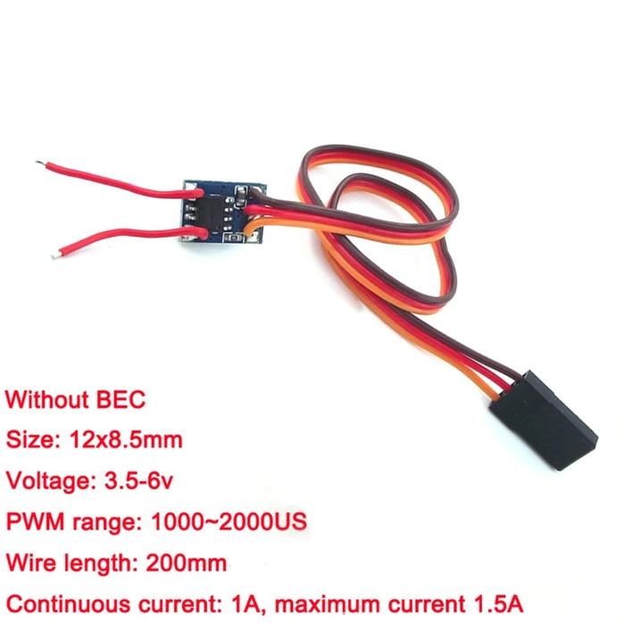 1pc Micro 1A Dual-way Brushed ESC DC 5V Electronic Speed Controller Winch Control Circuit Board for RC Model Toy Car Plane 360°