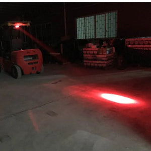 9-80V 3'' red Blue 12v 48v 64v 20w Light Vehicle Safety Lamp LED Forklift light fork truck crane spot beam to Linde Hyster yale