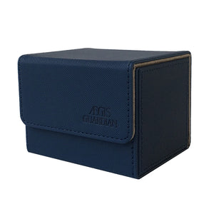 100+ AEGIS GUARDIAN Side-Loading Card Case Deck Box for-Mtg Yugioh TCG Binders: Blue