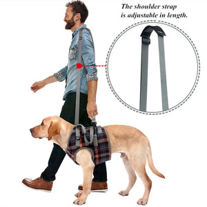 Adjustable Dog Support Harness for Front and Rear Legs Lifting Rehabilitation Vest for Old Dogs with Disabilities Pet Supplies