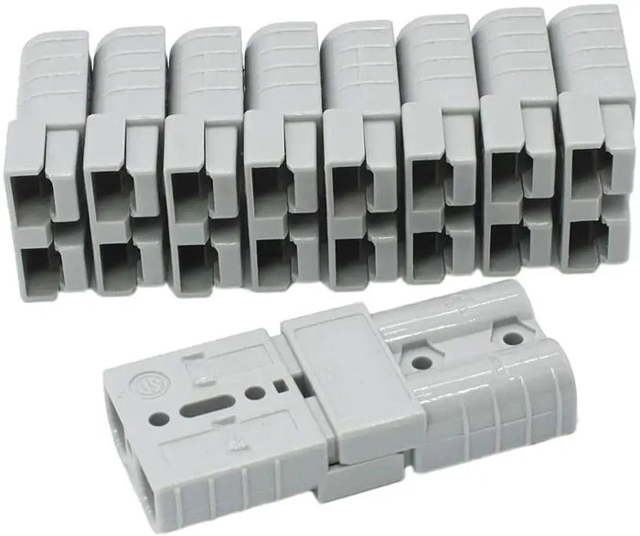 10/5pcs For Anderson Plug Connector 50a 6awg Caravan Trailer Solar 4x4 Truck Suitable For Anderson Forklift Battery Connector