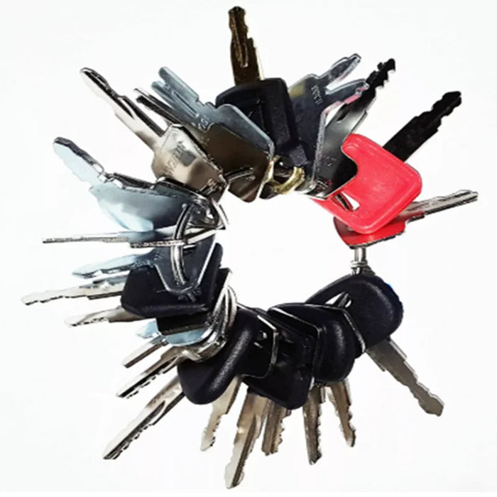 23 Keys Heavy Equipment Construction Ignition Key For Caterpillar Volvo BOBCAT Hitachi Komatsu Excavator Backhoe Forklift new