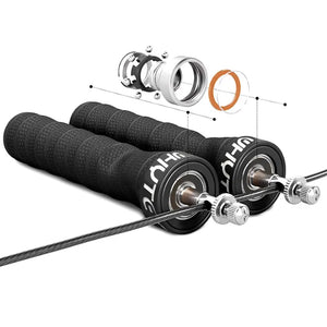 Fitness Speed Weighted Jump Skipping Rope Pro Ball Bearings Anti-Slip Handles Sports Training/Boxing/MMA