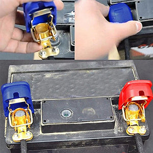 1Pair 12V Quick Release Battery Terminals Clamps For Car Caravan Boat Motorcycle Lift Off Connector Clamps Car Auto Accessories