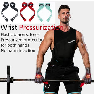 Gym Lifting Straps Deadlift Fitness Gloves Weight Lifting Belt Anti-slip Hand Grips Wrist Straps Support Powerlifting Training