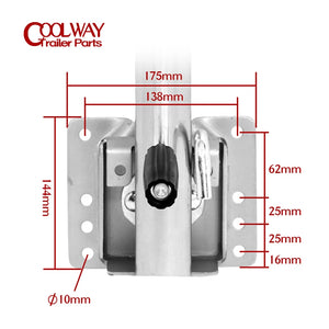 Sidewind Trailer Jack Jockey Wheel CAP 1200 LBS Stands Support Legs Corner Steady Camper Boat RV Parts Accessories