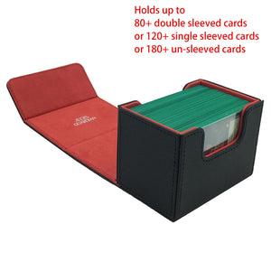 AEGIS GUARDIAN Side-Loading Card Box Deck Case for Mtg  Yugioh Card Binder: 80+
