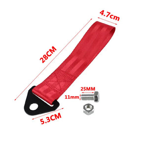 RASTP-Towing Rope Nylon Tow Eye Strap Tow Loop Strap Racing Drift Rally Emergency Tool Paste RS-BAG013A-NM