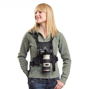 Nicama Camera Carrying Chest Harness Vest with Secure Straps for 1 camera Canon Nikon Sony Panasonic DSLR Cameras