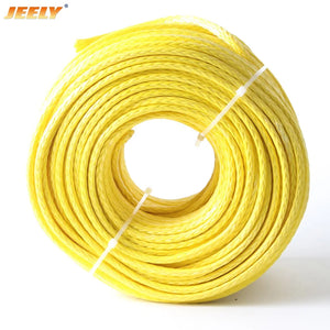 Jeely 12 weaves 3mm 2000lb 10m Paraglider  Winch Rope UHMWPE Braided