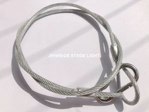 Free Shipping 10pcs/Lot Steel Wire Safety Ropes Security Cables Stage DJ Lighting Par Lights