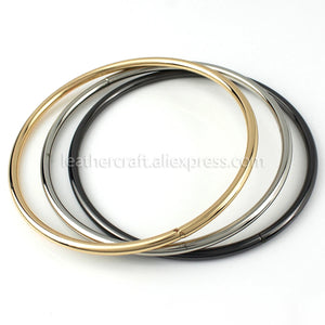 1x Metal Solid O-ring Bag Handle Metal Strap Replacement Handbag Luggage DIY Fashion Hardware Accessories 115mm(4-1/2")