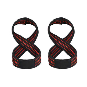 Figure 8 Weight Lifting Straps DeadLift Wrist Strap for Pull-ups Horizontal Bar Powerlifting Gym Fitness Bodybuilding Equipment