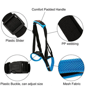 Adjustable Pet Dog Sling Lift Harness Leg Brace Hind Leg Help Walking Dogs Balance Harness Auxiliary Belt Strap for Dogs