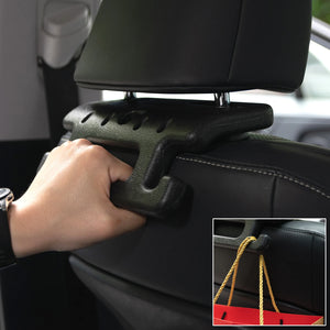 CAR ASSIST HEADREST HANDLES Handrail Grip GRAB HANDLE Back Seat Organiser Hanger Safety Hook For JEEP Trash Garbage Bin Bag