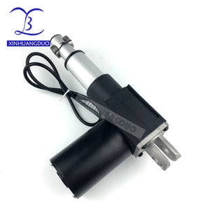 Linear Actuator 12VDC 1-4inch /25-100mm stroke Electric Linear Actuator Thrust 5000N/500KG/1100LBS, tv Lift Customized Stroke