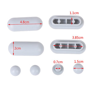 4pcs/lot Plastic Antislip Gasket Toilet Seat Cushion Pads Cover Bumper Bathroom Lifter Kits