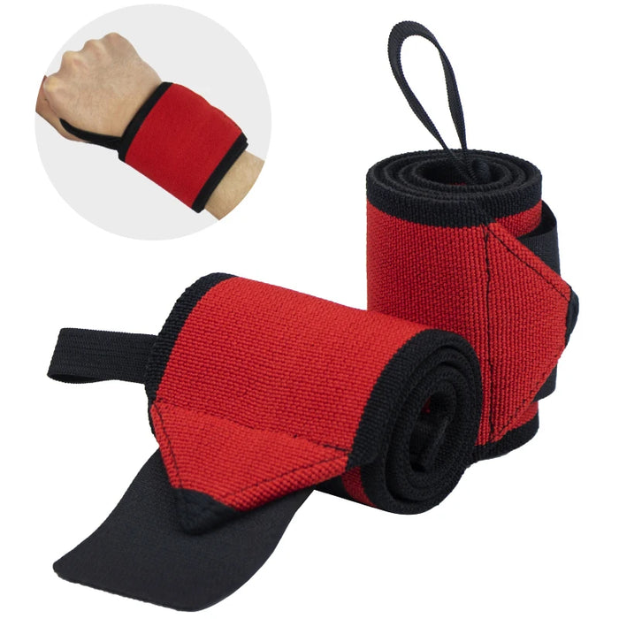 Power Weight Lifting Gym Straps Wraps Training Wristband Wrist Support Brace Wrist Straps Powerlifting Fitness