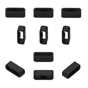 20mm Rubber Watch Strap Band Keeper Loop Security Holder Retainer Rings For Garmin Vivoactive 3 Vivomove HR Forerunner 245 645