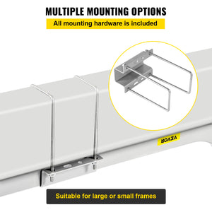 VEVOR Short Bunk 2PCS Boat Trailer Guide-ons w/Carpet-padded Boards Galvanized Steel Boat Accessories w/Complete Mounting Parts