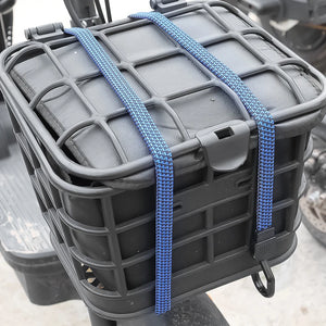 Stretch Car Luggage Cords Heavy Duty Elastic Wide Flat Bungees Cords Rack Strap Hooks Storage Accessories for Motorcycle