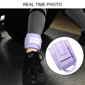 LOOGDEEL Resistance Bands Set Ankle Straps Adjustable Foot Support Padded Cuff Ankle Weight Leg Training Brace Yoga Sport Tool