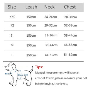 Reflective Dogs Vest Harness with Leash Breathable Pet Chest Strap for French Bulldog Harnesses for Small Dogs Cats Puppy Collar