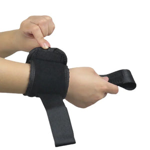 Adjustable Medical Limbs Restraint Strap Bedridden Elderly Patient Protection Black Durable Wrist Ankle Fixator Tie Down Belt