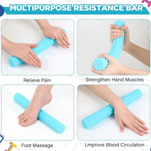 Hand Exerciser Flexible Bars for Physical Therapy - Alleviates Tendonitis Pain and Enhances Grip Strength -for Elbow Pain Relief