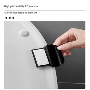 Adhesive Portable Toilet Seat Lift Toilet Lid Lifter Avoid Touching Toilet Cover Handle Lifting Uncovered Bathroom Accessories